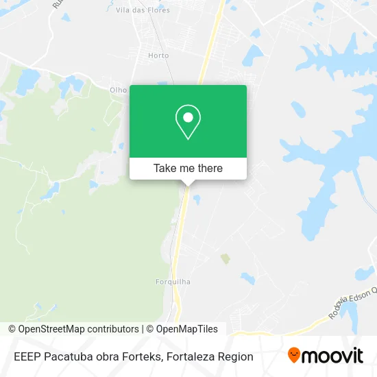 EEEP Pacatuba obra Forteks map