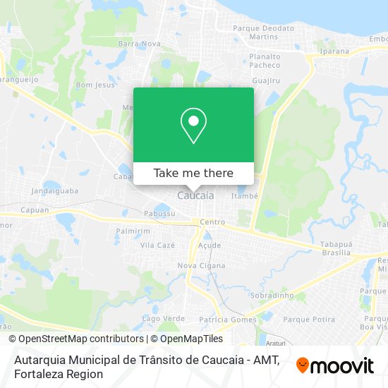 Autarquia Municipal de Trânsito de Caucaia - AMT map