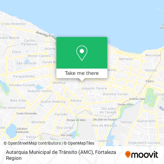 Autarquia Municipal de Trânsito (AMC) map