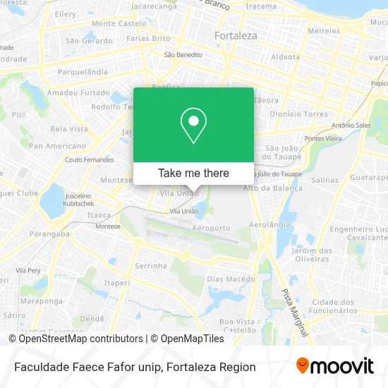 Faculdade Faece Fafor unip map