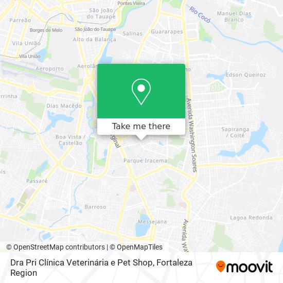 Dra Pri Clínica Veterinária e Pet Shop map
