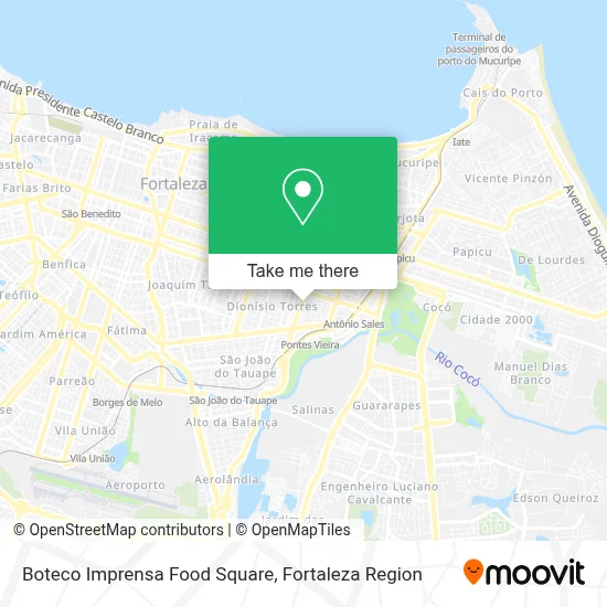 Boteco Imprensa Food Square map