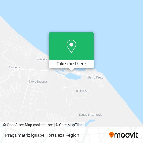 Praça matriz iguape map