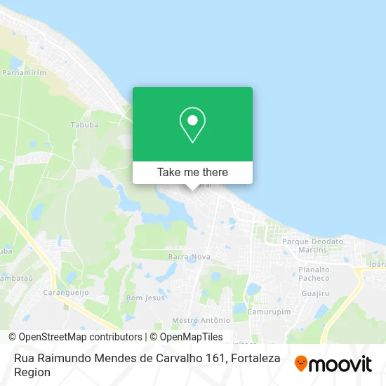 Rua Raimundo Mendes de Carvalho 161 map
