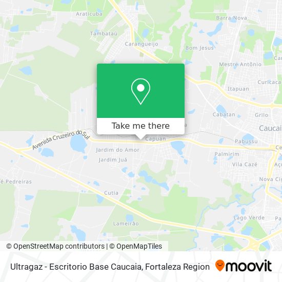 Ultragaz - Escritorio Base Caucaia map