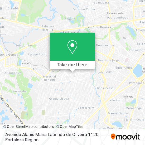 Avenida Alanis Maria Laurindo de Oliveira 1120 map