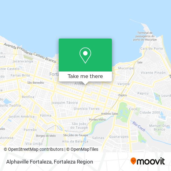 Mapa Alphaville Fortaleza