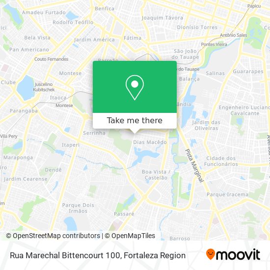 Rua Marechal Bittencourt 100 map
