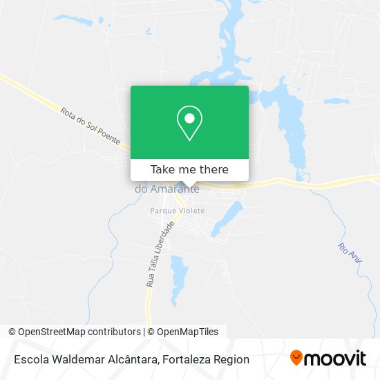 Escola Waldemar Alcântara map