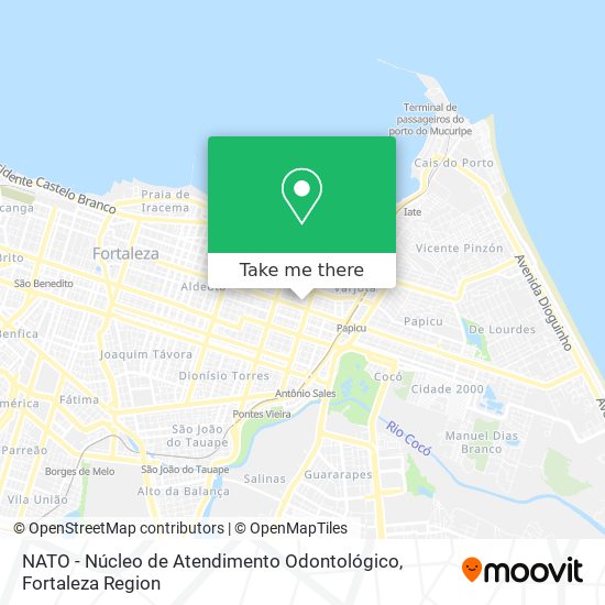 NATO - Núcleo de Atendimento Odontológico map