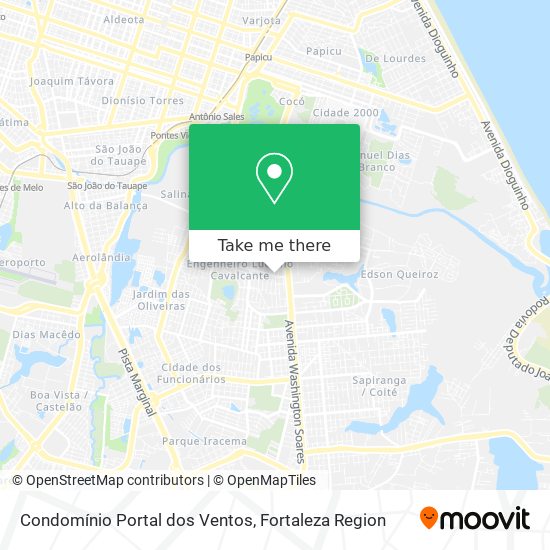 Condomínio Portal dos Ventos map