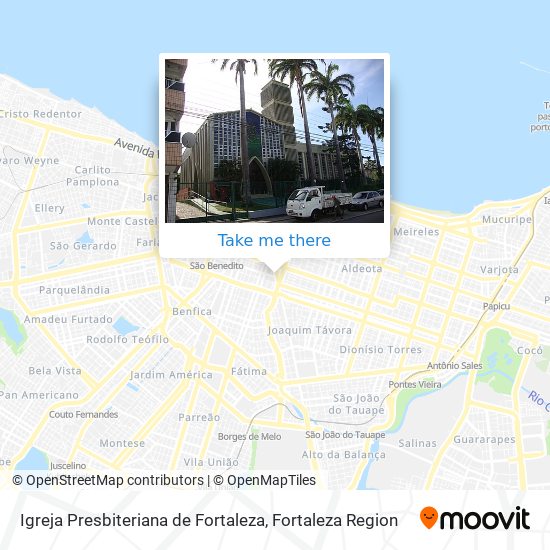 Igreja Presbiteriana de Fortaleza map