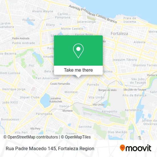Rua Padre Macedo 145 map