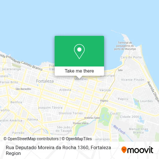 Rua Deputado Moreira da Rocha 1360 map