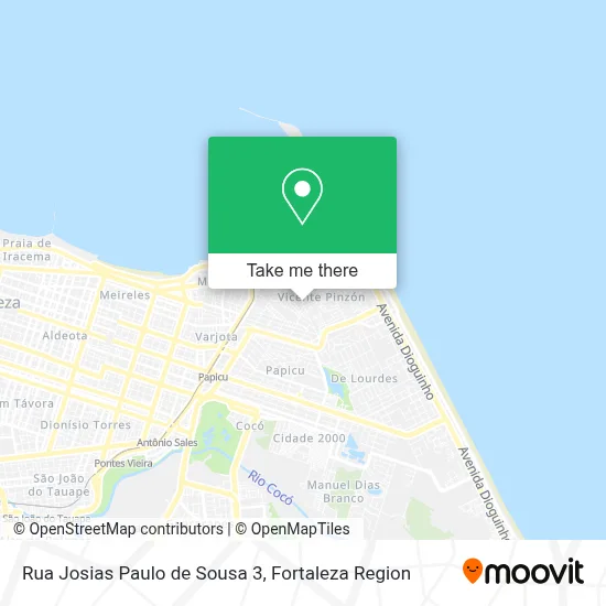 Rua Josias Paulo de Sousa 3 map