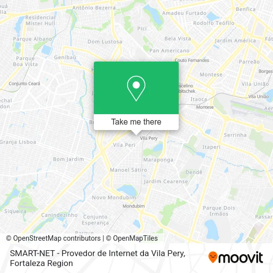 SMART-NET - Provedor de Internet da Vila Pery map