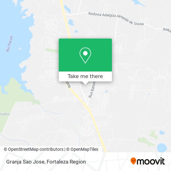 Granja Sao Jose map