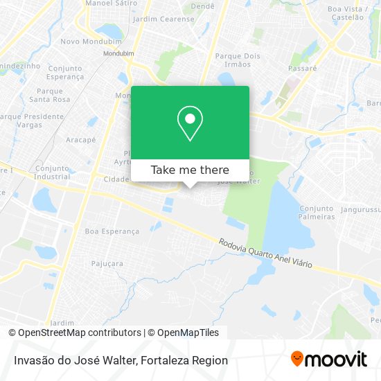 Invasão do José Walter map