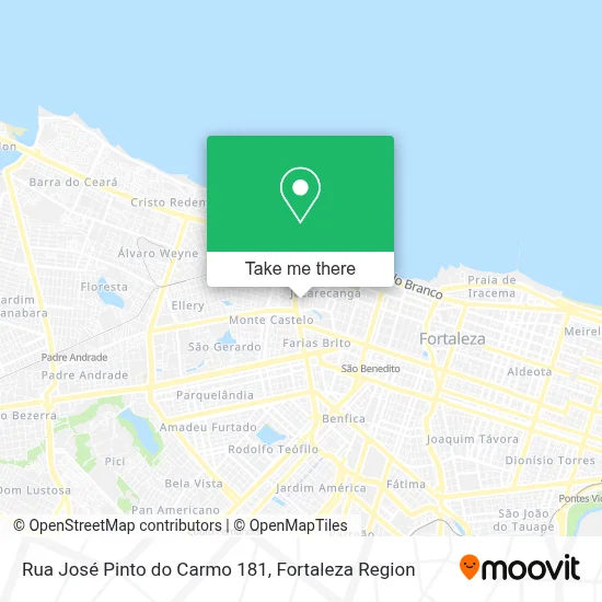 Rua José Pinto do Carmo 181 map