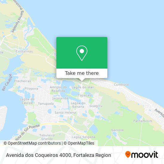 Avenida dos Coqueiros 4000 map