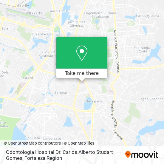 Mapa Odontologia Hospital Dr. Carlos Alberto Studart Gomes