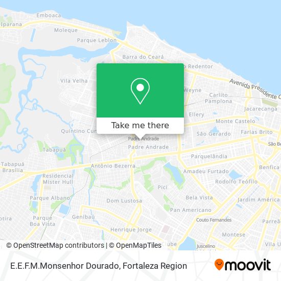 E.E.F.M.Monsenhor Dourado map