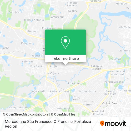 Mercadinho São Francisco O Francine map