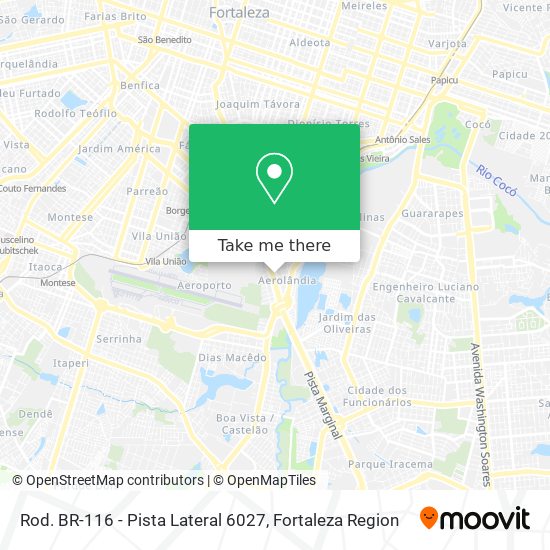 Rod. BR-116 - Pista Lateral 6027 map
