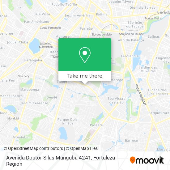 Mapa Avenida Doutor Silas Munguba 4241