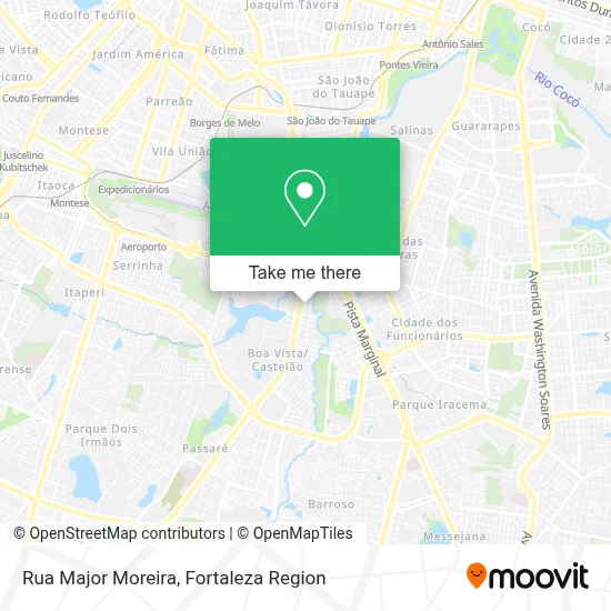 Rua Major Moreira map