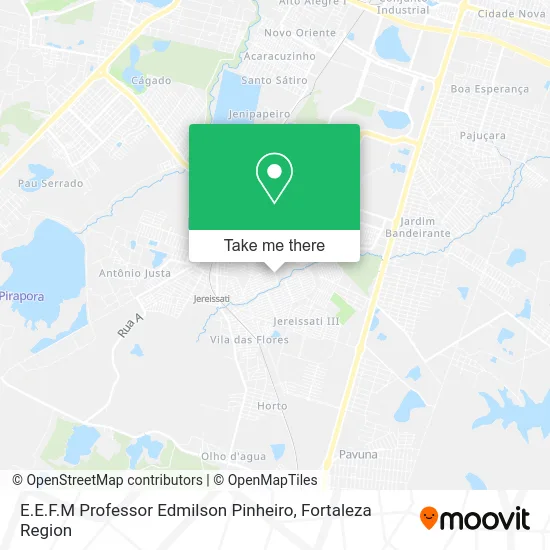E.E.F.M Professor Edmilson Pinheiro map