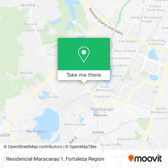 Mapa Residencial Maracanau 1