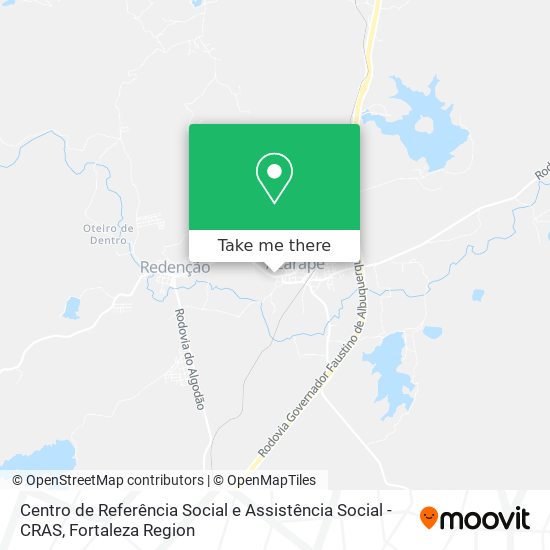 Mapa Centro de Referência Social e Assistência Social - CRAS