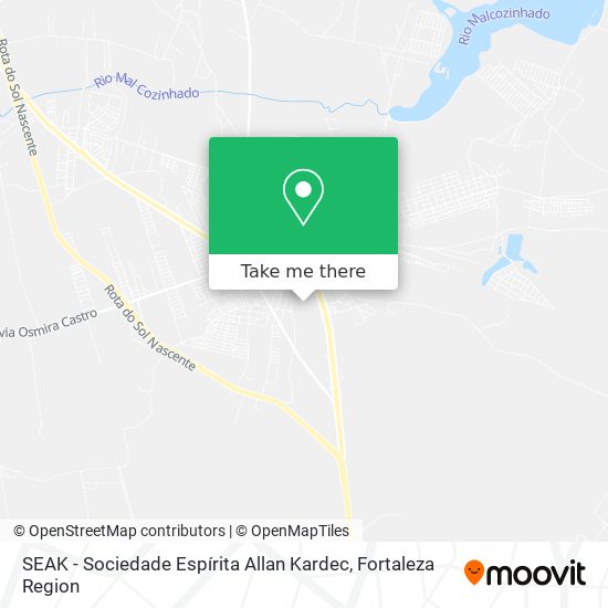 SEAK - Sociedade Espírita Allan Kardec map