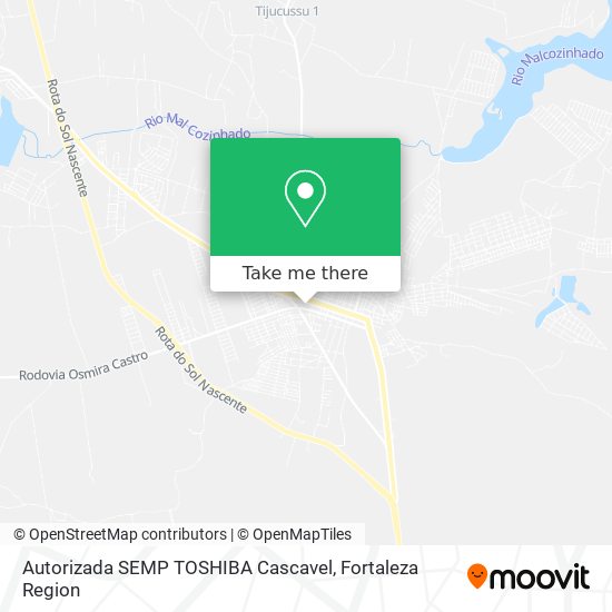 Mapa Autorizada SEMP TOSHIBA Cascavel