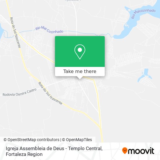 Igreja Assembleia de Deus - Templo Central map