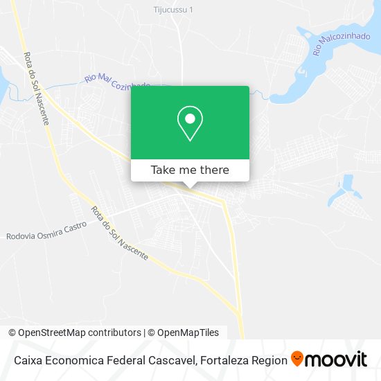 Caixa Economica Federal Cascavel map