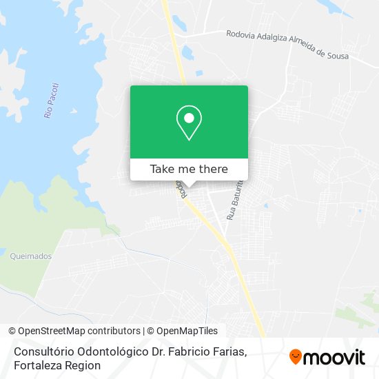 Consultório Odontológico Dr. Fabricio Farias map