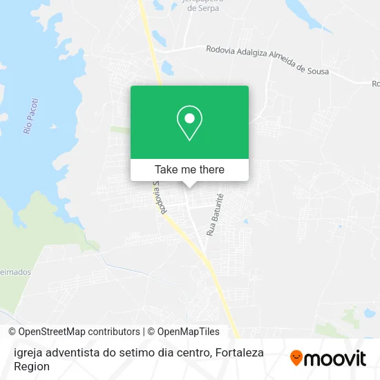 igreja adventista do setimo dia centro map