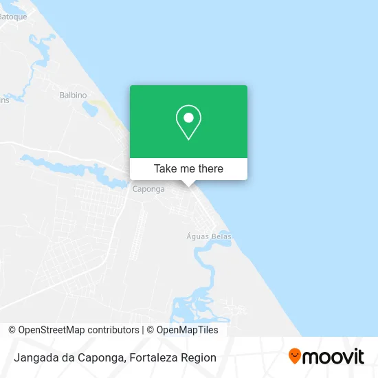 Jangada da Caponga map