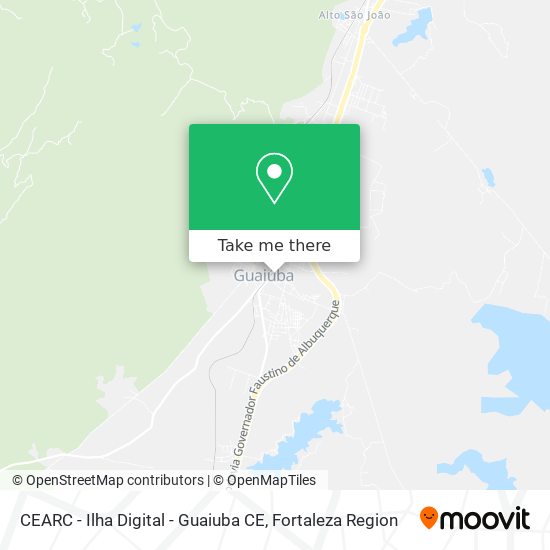 CEARC - Ilha Digital - Guaiuba CE map