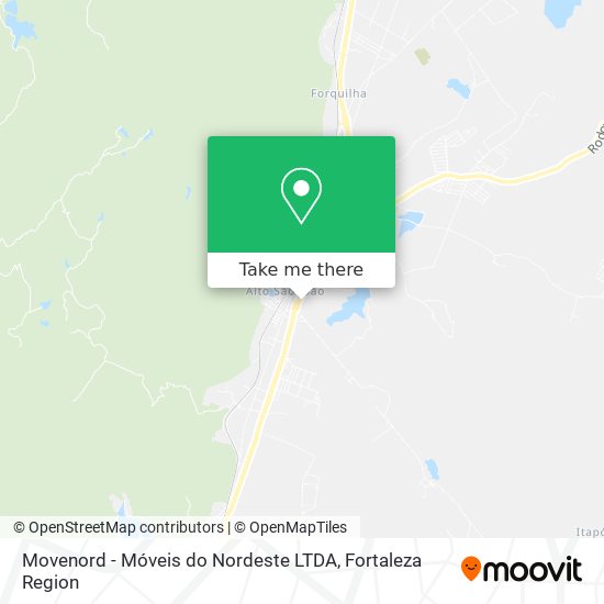 Movenord - Móveis do Nordeste LTDA map