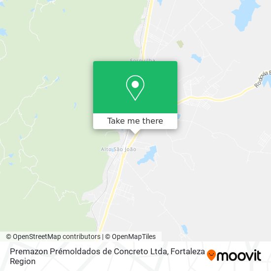 Premazon Prémoldados de Concreto Ltda map