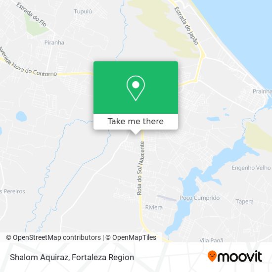 Mapa Shalom Aquiraz