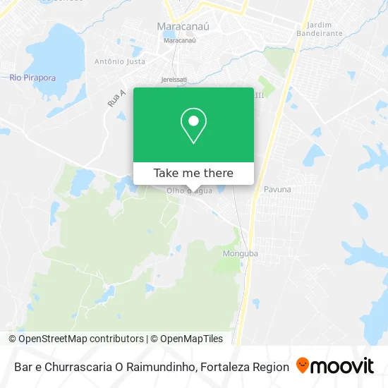 Bar e Churrascaria O Raimundinho map