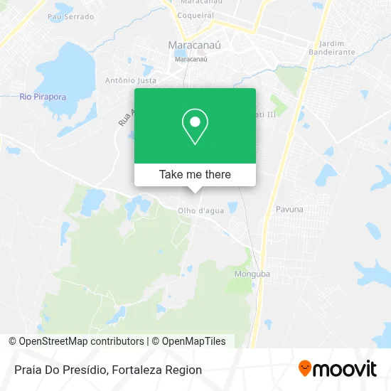 Praia Do Presídio map