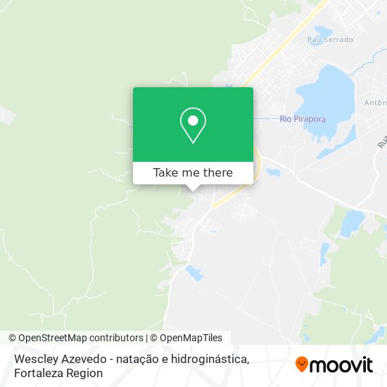 Wescley Azevedo - natação e hidroginástica map