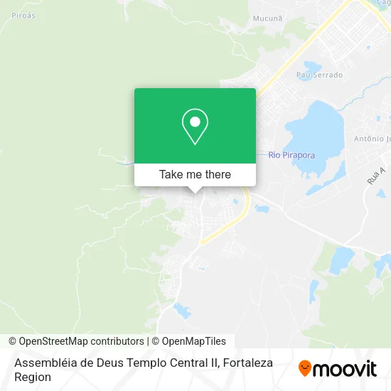 Assembléia de Deus Templo Central II map