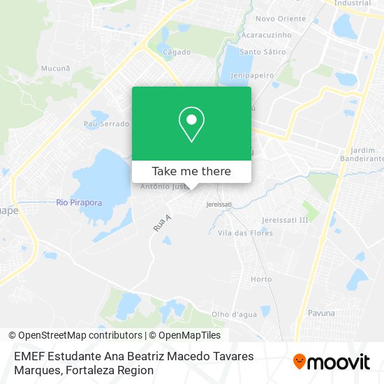 EMEF Estudante Ana Beatriz Macedo Tavares Marques map