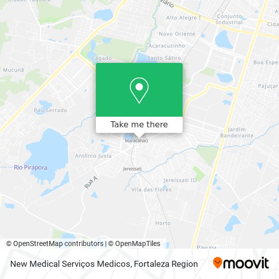 New Medical Serviços Medicos map